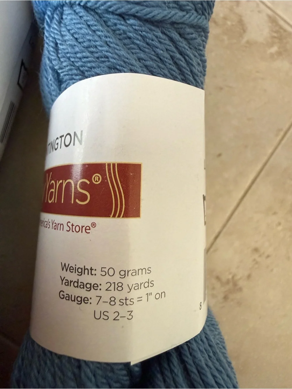 Valley Yarns Huntington Superwash Merino Wool - Dusty Blue
